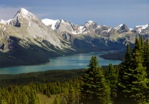 Maligne Lake, Jasper. Alberta